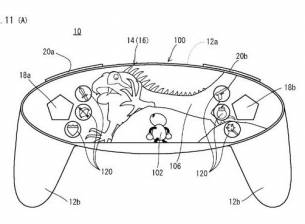Nintendo патентова игрови контролер със сензорен дисплей