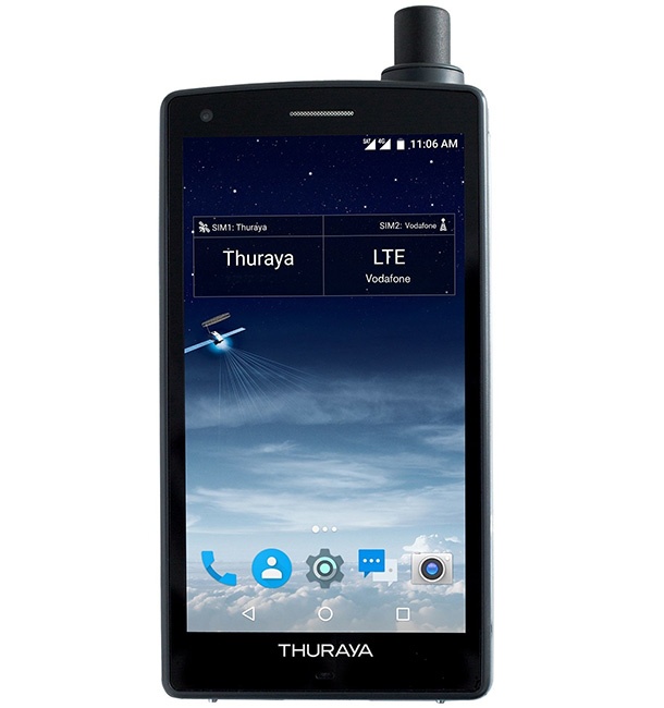 Thuraya X5-Touch поддържа сателитна и мобилна връзка и работи с Android