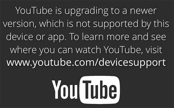 Google с ъпдейт на YouTube API, старите клиенти вече няма да работят