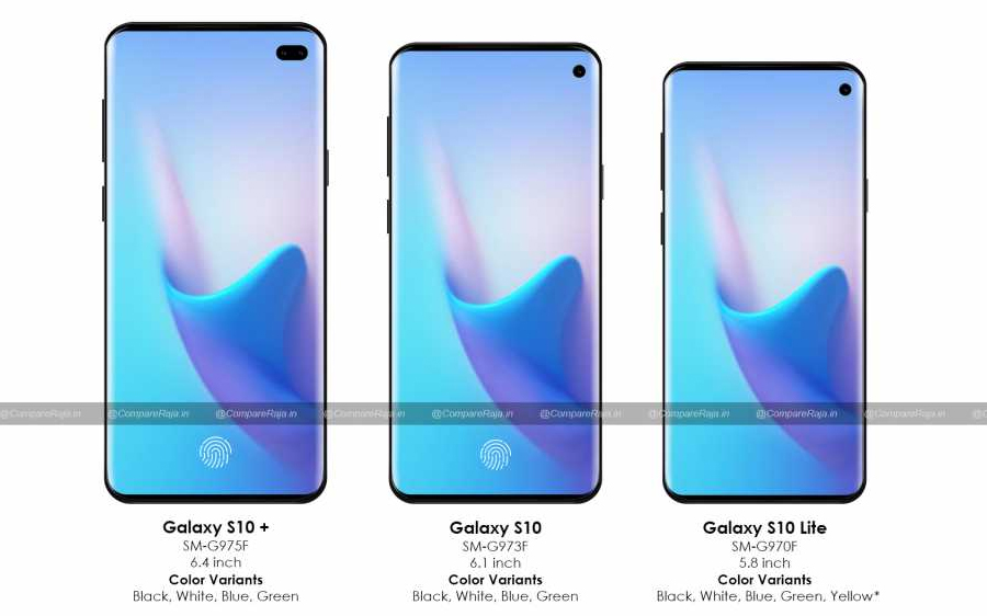 Много детайли за моделите в серията Samsung Galaxy S10