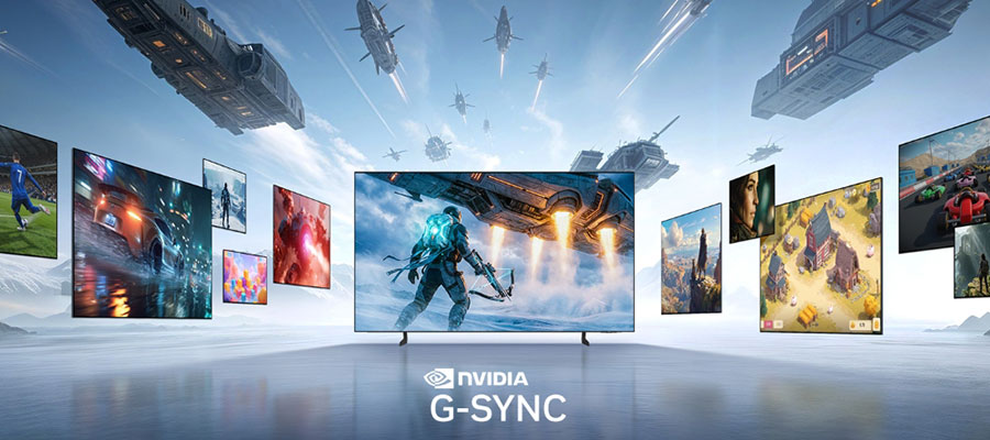 OLED телевизорите и мониторите на Samsung за 2026 поддържат NVIDIA G-SYNC