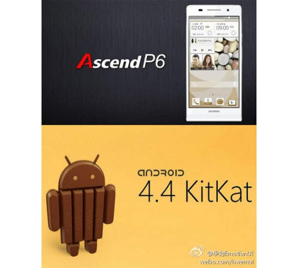 Huawei обещава Android 4.4 за Ascend P6 през януари