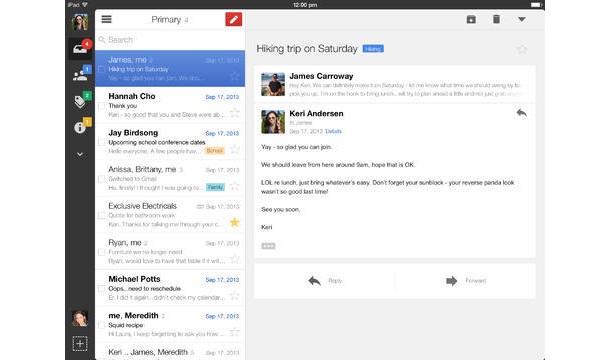 Gmail за iOS вече може да обновява пощата във фонов режим