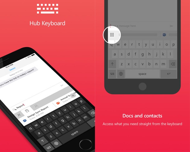 Клавиатурата Hub на Microsoft вече има и версия за iOS