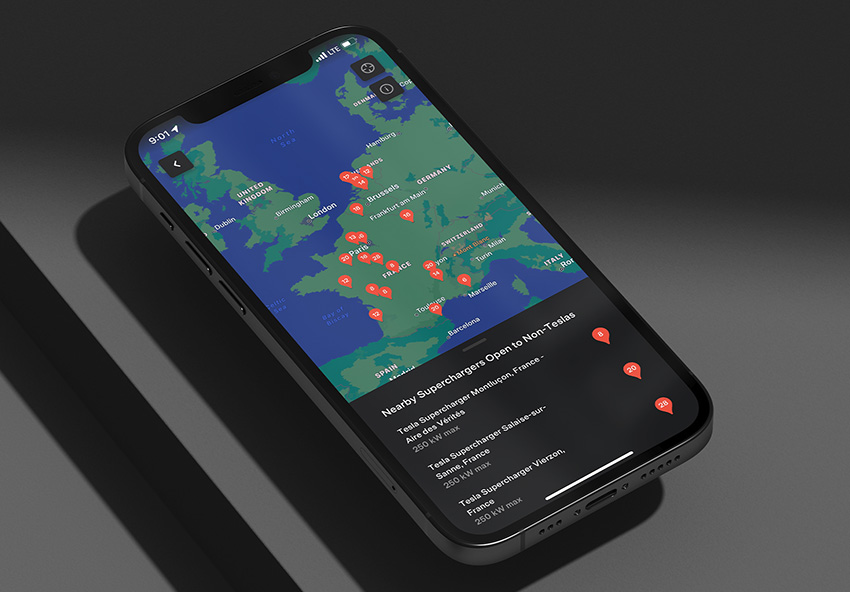 Tesla отваря повече зарядни Supercharger и за други електромобили в Европа