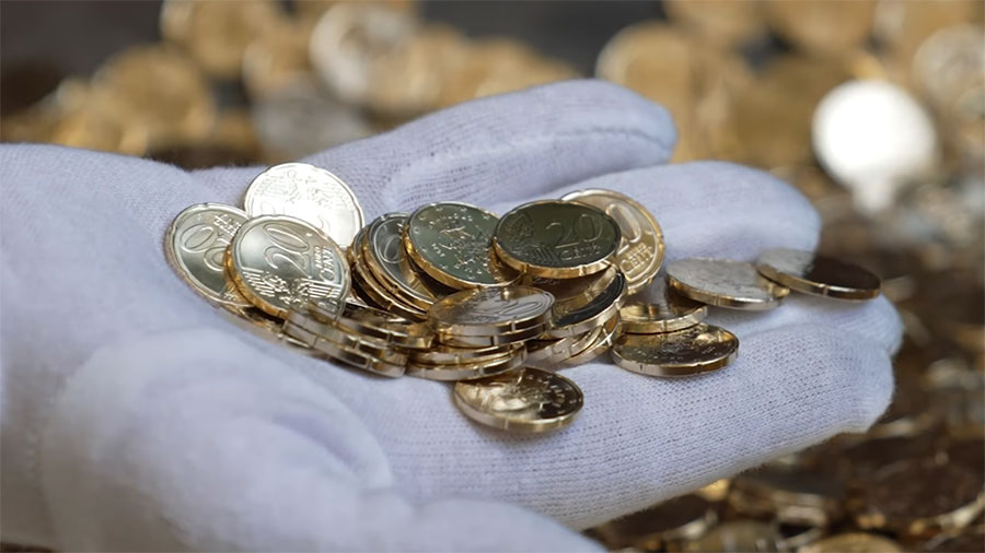 български евромонети