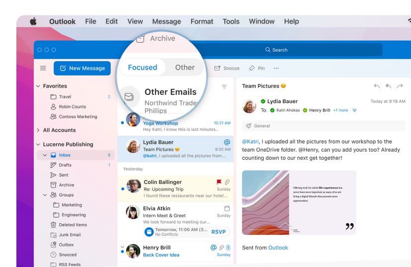 Outlook за Mac става безплатен
