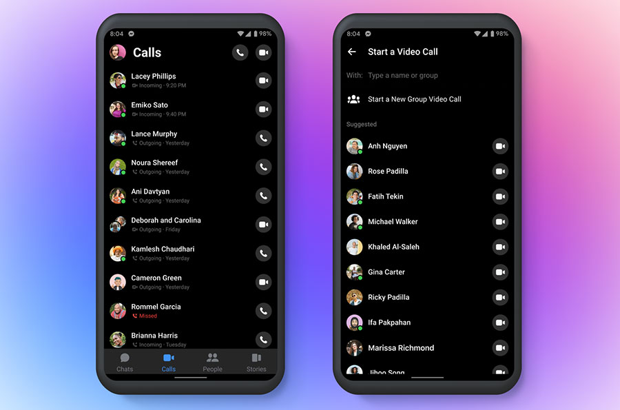 Facebook Messenger ще получи раздел за обаждания