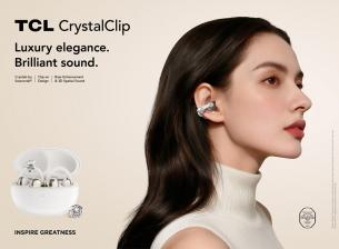 TCL представи слушалките CrystalClip с кристали Swarovski