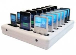 Докстанция за синхронизация на 20 iPhone/iPod