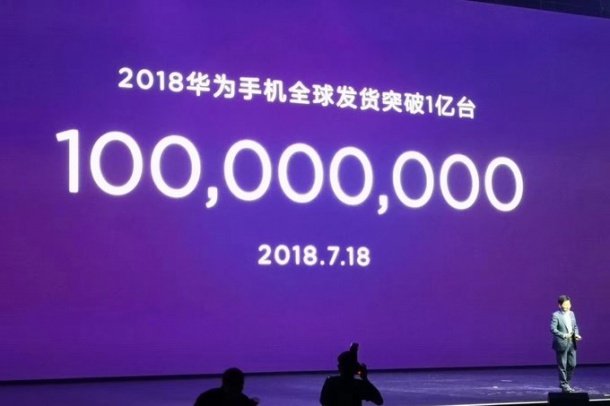 От началото на годината Huawei са доставили над 100 милиона смартфона