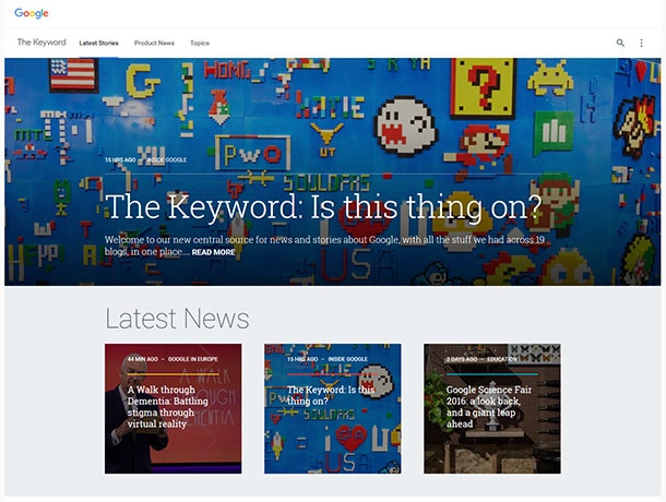 Google стартира нов сайт с новини за компанията
