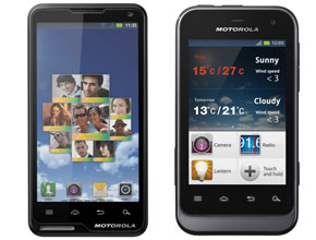 Motorola MOTOLUXE и Motorola DEFY MINI идват в Европа през пролетта