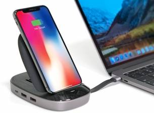 HyperDrive комбинира USB-C хъб и бързо безжично зарядно