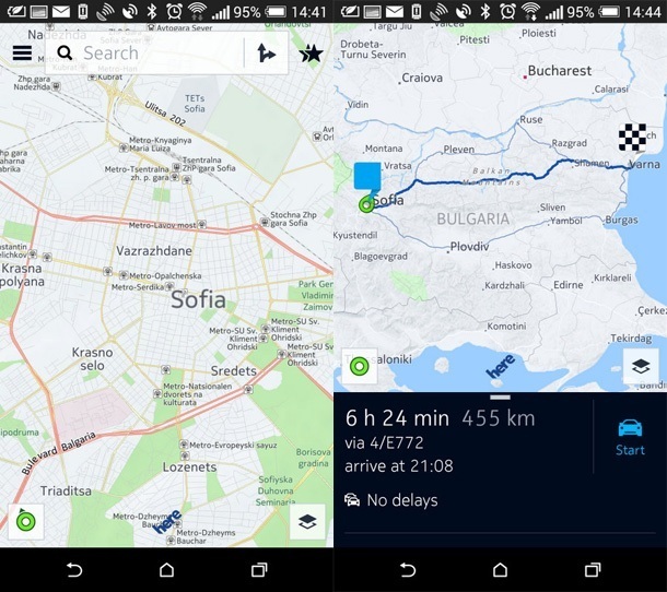 Nokia HERE вече официално за останалите устройства с Android