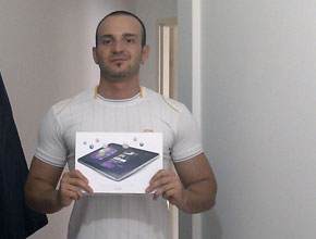 Тодор Витанов спечели Samsung Galaxy Tab 10.1v, HTC Sensation очаква теб