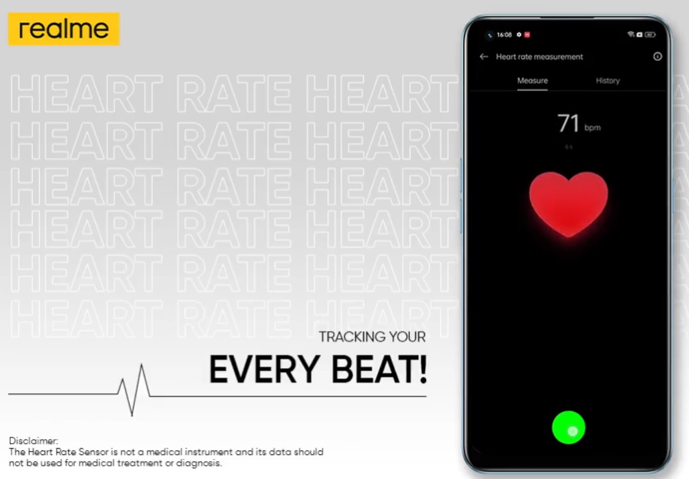 realme 9 Pro+ ще може да измерва пулса