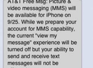 AT&T ще активира MMS за iPhone на 25 септември