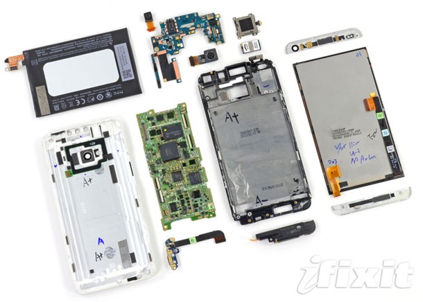 HTC One е много труден за ремонт, смятат от iFixit