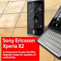 Vodafone UK пуска XPERIA X2 в продажба през ноември