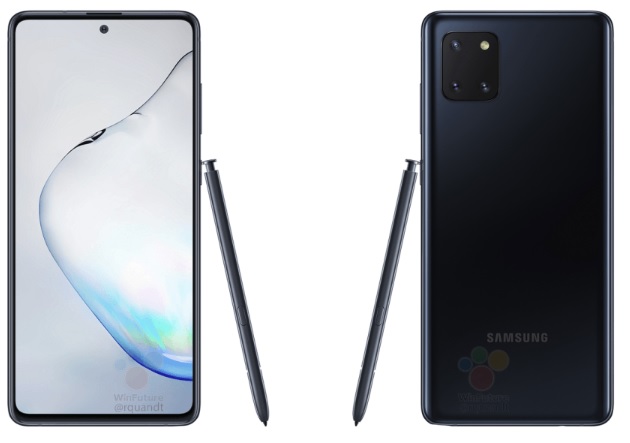 Нови рендъри показват Samsung Galaxy Note10 Lite с плосък екран