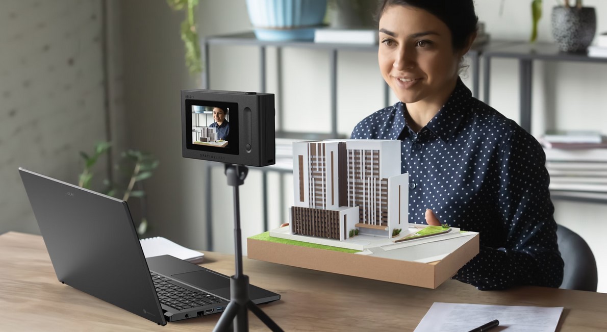 Acer има камера за заснемане и излъчване на живо на 3D съдържание