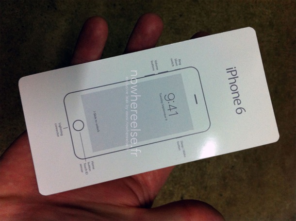 Наръчник за iPhone 6 потвърждава датата на премиерата