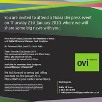 Nokia е подготвила важни новини за четвъртък, свързани с Ovi