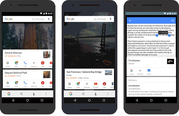 Google Now on Tap вече може да търси по изображения
