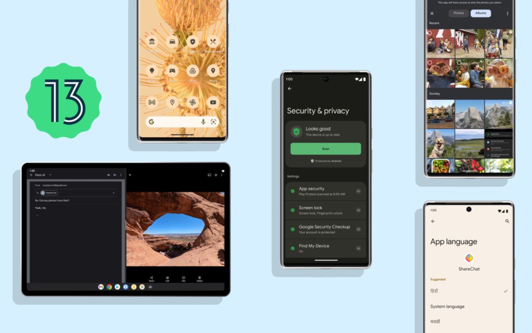 Дебют на Android 13 Beta 2 с достъп и за устройства отвъд смартфоните Pixel