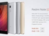 Xiaomi Redmi Note 4 залага на десетядрен чипсет MediaTek