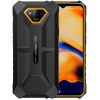 Ulefone Power Armor X13 с жълти акценти около камерата и дисплея, подчертаващи стилния дизайн.