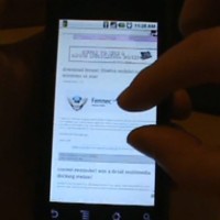 Видео на Motorola DROID с официалния ъпдейт до Android 2.1