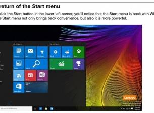 Lenovo пусна ръководство за Windows 10