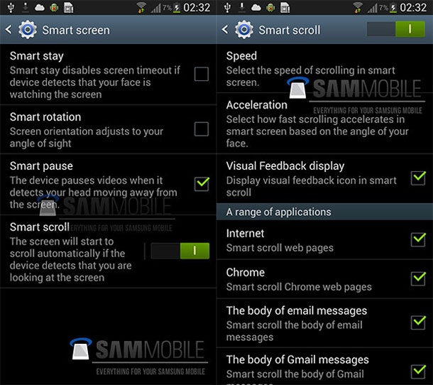Снимки от интерфейса на Samsung Galaxy S IV (обновена)