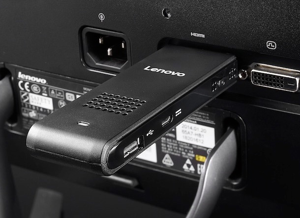 Lenovo ideacentre Stick 300 е миниатюрен компютър с Windows