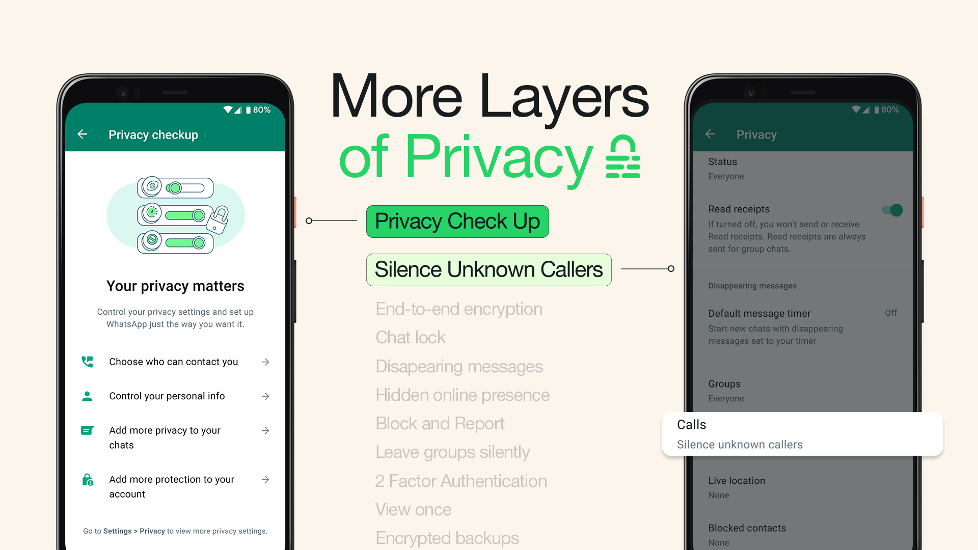 WhatsApp вече автоматично заглушава повиквания от непознати номера