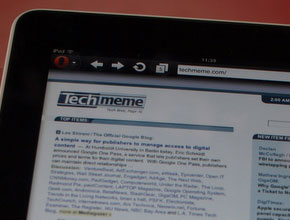 Демонстрация на Opera Mini за таблети