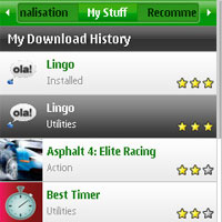 Ovi Store с възможност за повторно изтегляне на закупено съдържание