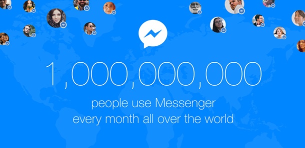 Потребителите на Facebook Messenger надхвърлиха 1 милиард