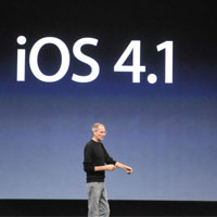 iOS 4.1 за iPhone и iPod touch идва следващата седмица