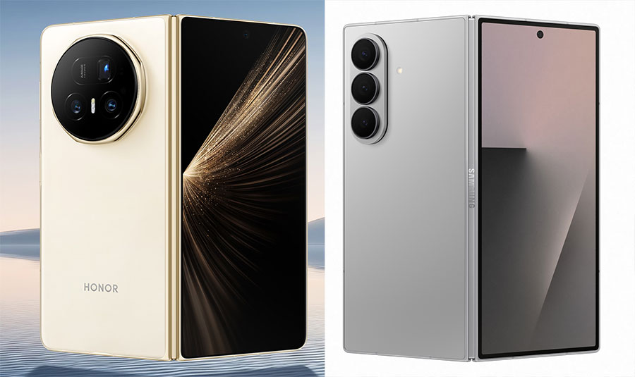 Honor припомня, че Magic V5 е по-тънък от Samsung Galaxy Z Fold7
