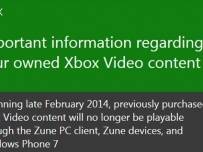 Microsoft спира поддръжката за Xbox Video за Windows Phone 7 през февруари
