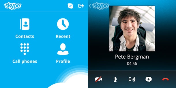Skype пусна тестова версия за BlackBerry 10