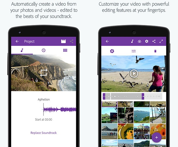 Adobe пусна версия на Premiere Clip за Android