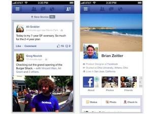 Facebook пусна ъпдейт за приложението за iOS