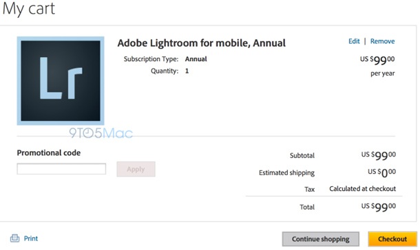 Adobe може би подготвя версия на Lightroom за iPad