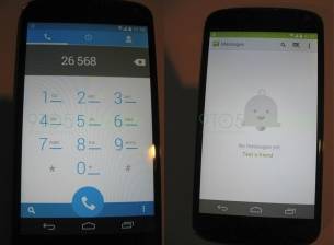 Снимки от интерфейса на Android 4.4