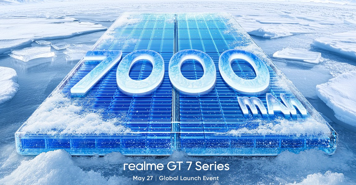 Realme GT 7 има батерия с капацитет 7000 mAh и се зарежда до 120W