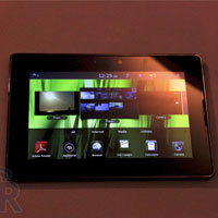 Видеодемонстрация на таблета на RIM